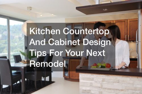 kitchen countertop and cabinet